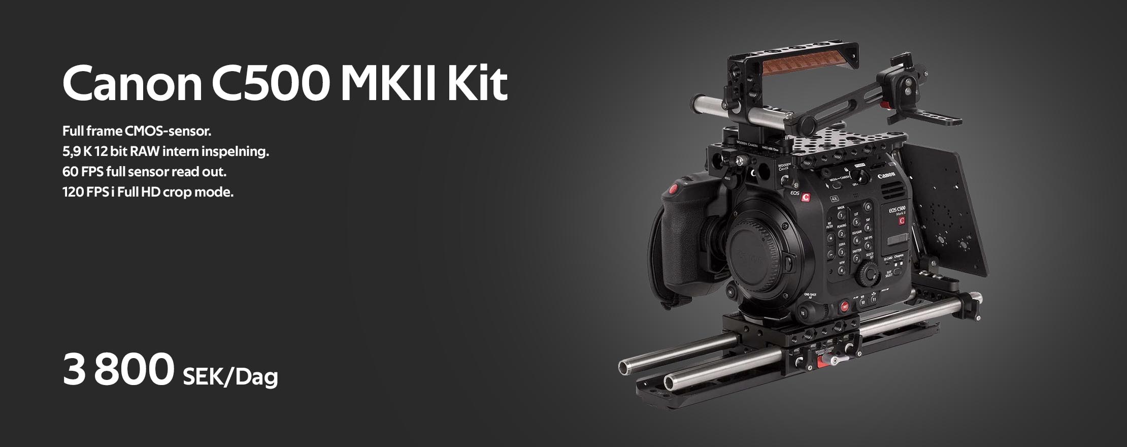 Hyr Canon C500 MKII