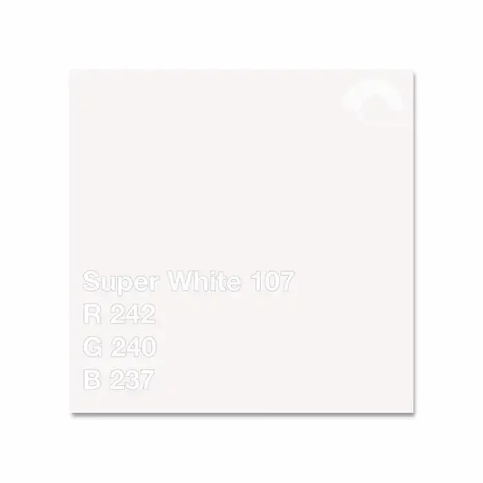 Colorama 1107 Super White 2.72 x 11 m