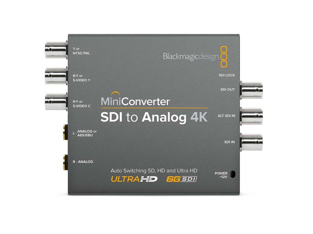 Blackmagic Mini Converter - SDI to Analog 4K